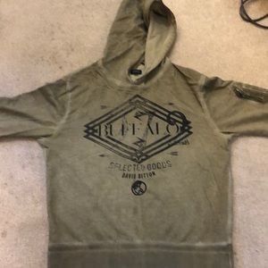 GQ Buffalo David Bitton hoodie large-$50